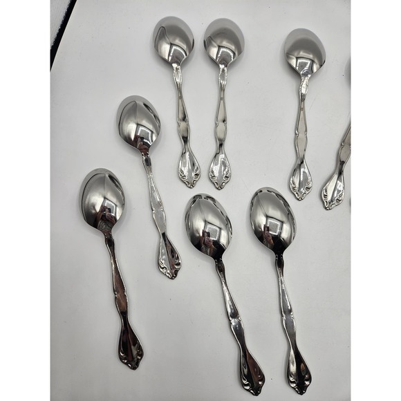 Oneida Silver Cantata Tablespoons Set of 12 Stainless - Picture 7 of 9